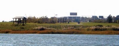 Pope John Paul II Park: As seen from the Neponset River.Bill Forry photo